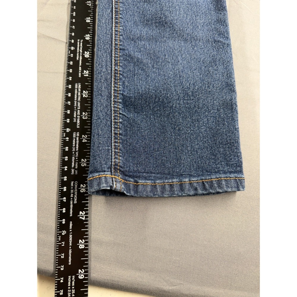 Christopher & Banks Jeans Womens 6P Petite Blue Stretch Straight Leg 27 Inseam - Picture 6 of 7